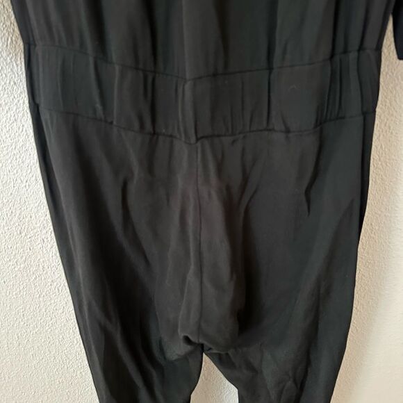 Monrow black button down jumpsuit Sz XS - Picture 14 of 14